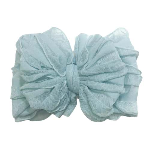 Baby Blue Ruffle Headband