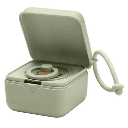 BIBS Pacifier Box (Sage) - Baby Kingdom