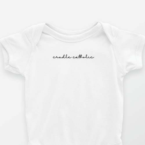 Cradle Catholic Embroidered Onesie