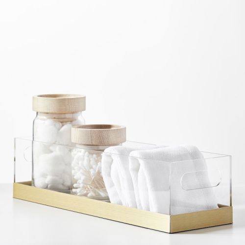 Acrylic & Metallic Nursery Storage