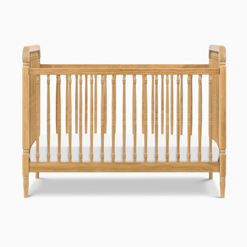 Namesake Liberty 3-in-1 Spindle Crib with Toddler Bed Conversion Kit - Honey