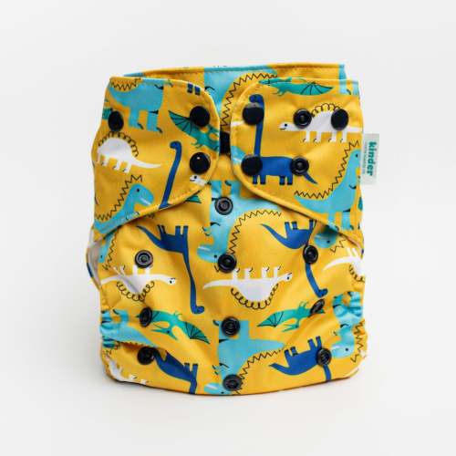Animals and Insects: Essentials Pocket Cloth Diaper with Athletic Wicking Jersey, Grows with your Baby