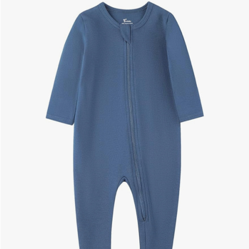O2 BABY Baby Boys Girls Organic Cotton Zip-Front Sleeper Pajamas, Footed Sleep 'n Play