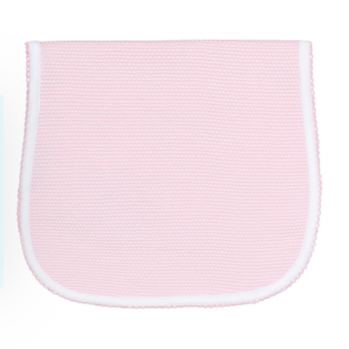 Pink Bubble Burp Cloth