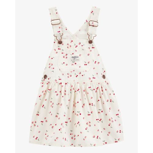 Baby Cherry-Print Jumper Dress - White - OshKosh | Carter's