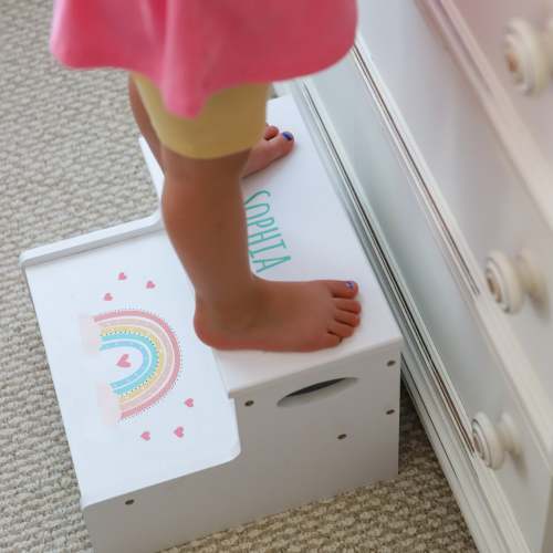 Personalized Child Storage Step Stool | My Bambino