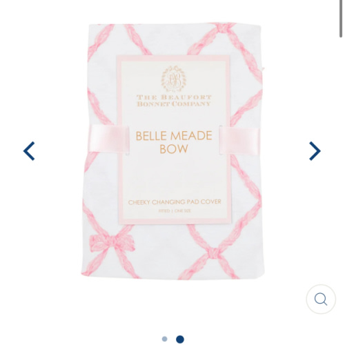 Cheeky Changing Pad Cover - Belle Meade Bow