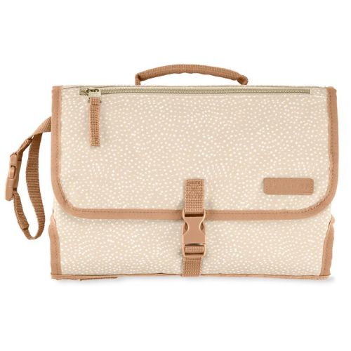 Beige Swirl Dot Pronto Signature Changing Station - Beige Swirl Dot | skiphop.com