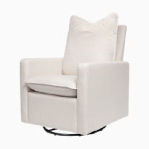 babyletto Cali Pillowback Swivel Glider - Performance Cream Eco Weave