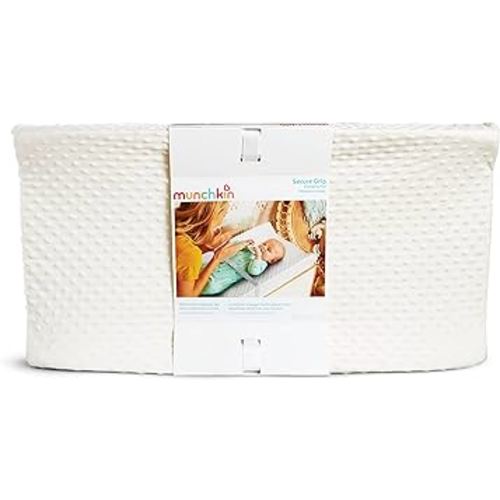 Munchkin® Secure Grip™ Contoured Baby Diaper Changing Pad for Dresser, Includes Cover, Waterproof Pad