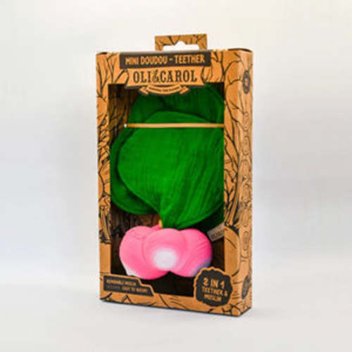 Oli & Carol Ramona the Radish Mini Doudou Teether – Growing Tree Toys