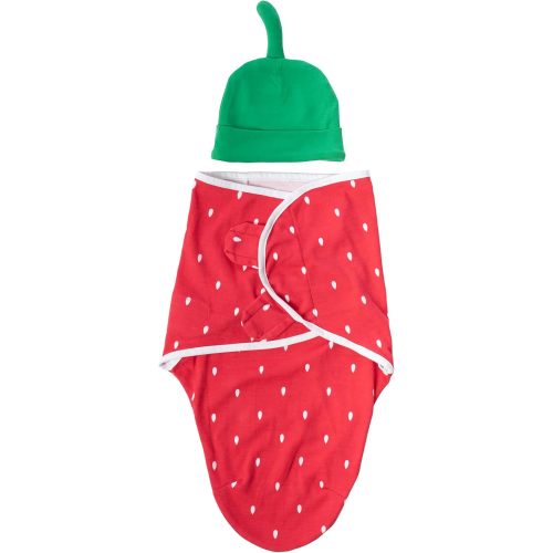 Cuddle Club Swaddles for Newborns - Baby Swaddle Blanket for Boys & Girls - Adjustable Hook-and-Loop Cotton Wrap for Newborn 0-3 & 3-6 Months with hat