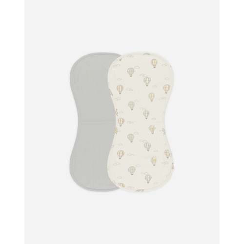 Burp Cloth, 2 Pack || Hot Air Balloons, Sky – Quincy Mae