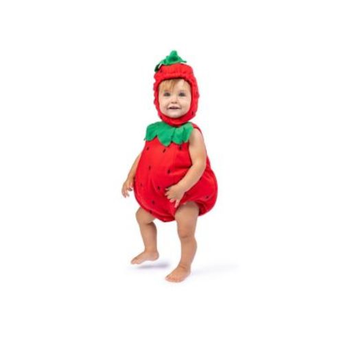 Strawberry Romper & Hood Halloween Costume Set - Infants