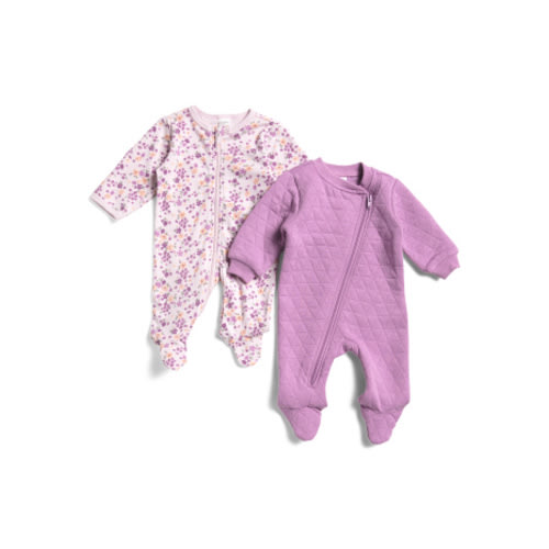 Newborn Girls 2pk Footies | Kids & Baby | T.J.Maxx