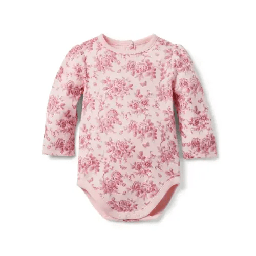 Baby Floral Toile Bodysuit