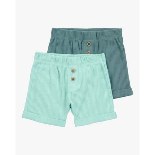 Baby 2-Pack Pull-On Shorts - Blue - Carter's | Carter's