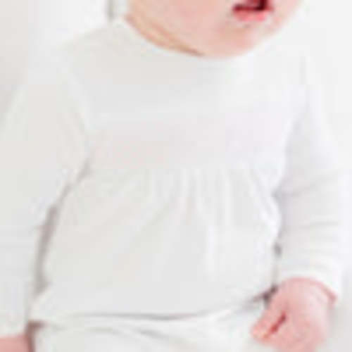 Magnolia Baby Girl Essentials Smocked Footie with Pink Trim