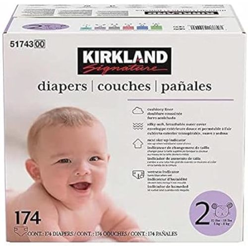 Kirkland Signature Diapers, Size 2 (174-Count)