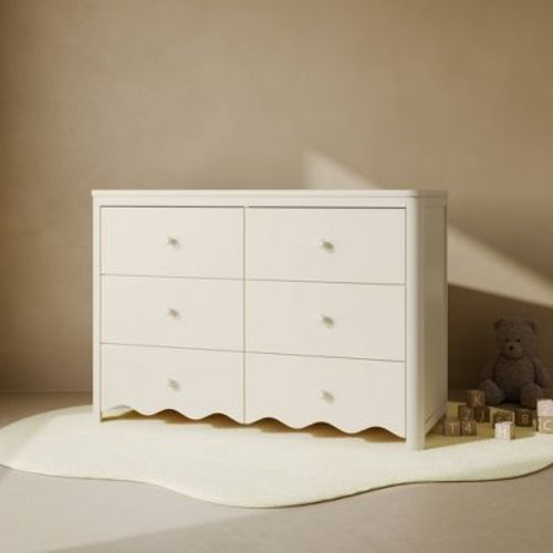 Storkcraft Casablanca 6-Drawer Double Dresser - Frosted Oat