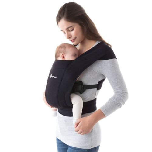 Ergobaby Embrace Cozy Knit Newborn Baby Carrier - Heather Gray