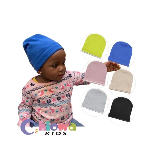 UNISEX SATIN LINED Beanie Winter Hat for Newborn Baby Toddler Infant Little Kids Hair Care Beanie Caps Silky Satin-Lined Rib Sleep Hat
