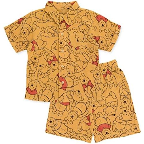 Disney Winnie The Pooh Mickey Mouse Outfit Set Shortall Dress Newborn to Little Kid