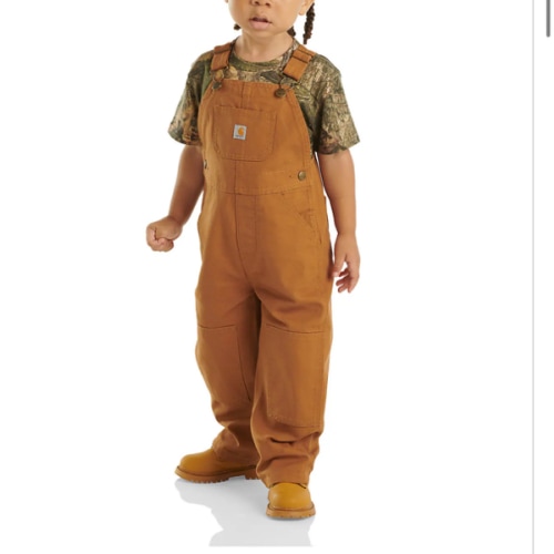 Kids' Canvas Bib Overall (Infant/Toddler) | Full Stock Sale | Carhartt