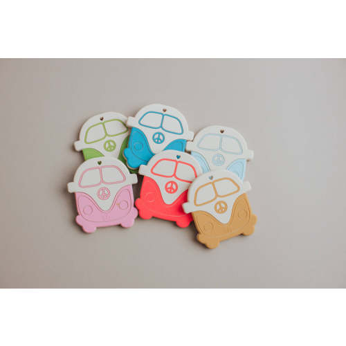 Silicone Teether - Peace Vintage VW Bus