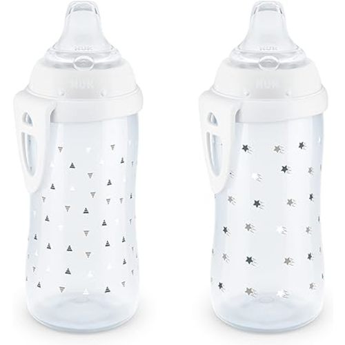 NUK Active Sippy Cup, 10 oz, 2 Pack, 12+ Months, Timeless Collection, Amazon Exclusive