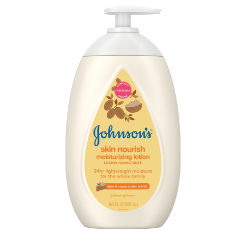 Johnson's Moisturizing Baby Lotion, Shea & Cocoa Butter, 16.9 fl. oz