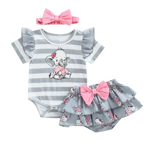 Aoswep Baby Girl Clothes Infant Newborn Girl Outfits Summer Clothes Romper Short