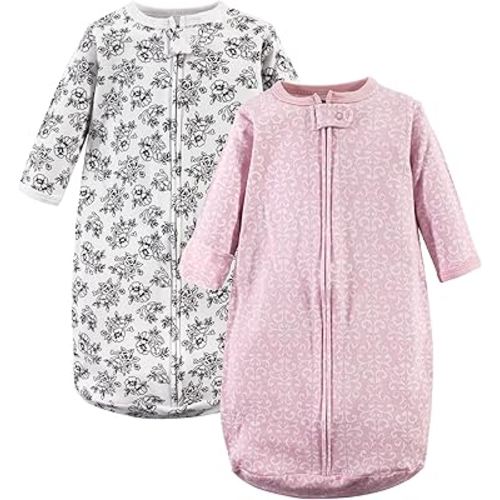 Hudson Baby BabyCotton Long-Sleeve Wearable Sleeping Bag, Sack, Blanket