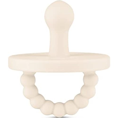 Ryan & Rose Cutie PAT Pacifier Teether (Bulb, Ivory)