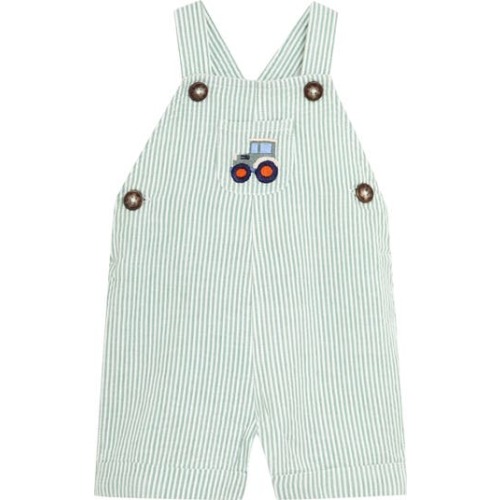 Tractor Embroidered Overalls
