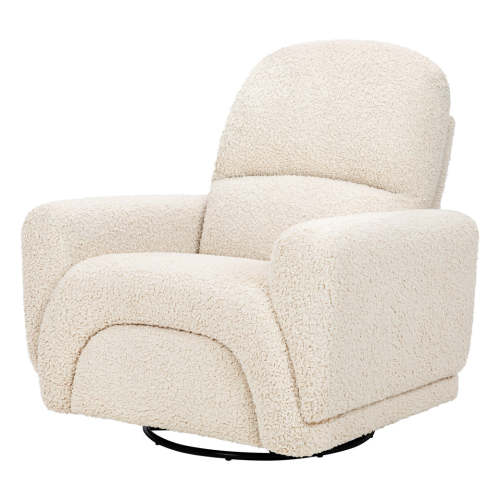 Rainbow Recliner and Swivel Glider - Almond Teddy Loop