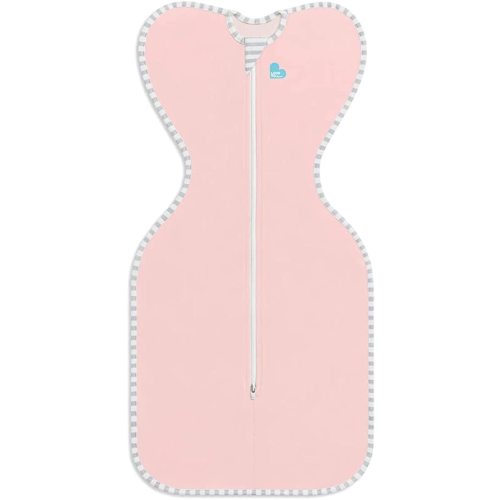 Love to Dream Swaddle UP, Baby Sleep Sack, Self-Soothing Swaddles for Newborns, Improves Sleep, Snug Fit Helps Calm Startle Reflex, New Born Essentials for Baby, 1.0 TOG, 5-8.5 lbs, Pink
