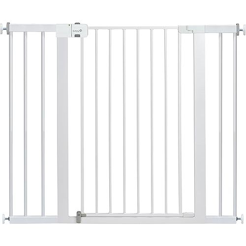 Safety 1st Extra Wide Baby Gate with Door: Premium Child Safety Gate, Extra Tall Baby Gate, Easy Installation, 36" Tall & Wide, Fits Between 29" and 47"