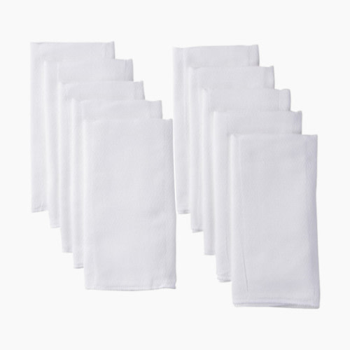 Gerber Prefold Birdseye Cloth Diapers - White, Os
