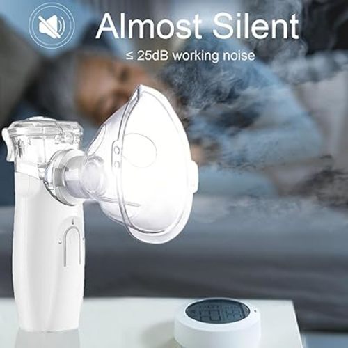 Ultrasonic Nebulizer, Portable Nebulizer Machine with Two Power Mode