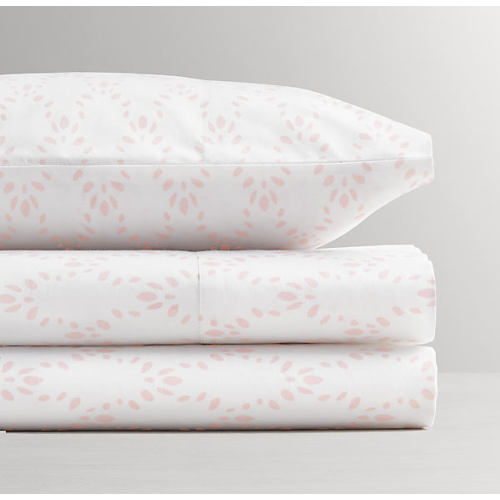 Petite Trellis Crib Fitted Sheet | RH Baby & Child