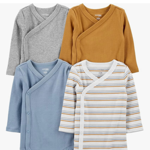 Simple Joys by Carter's unisex-baby 4-pack Side Snap Bodysuit