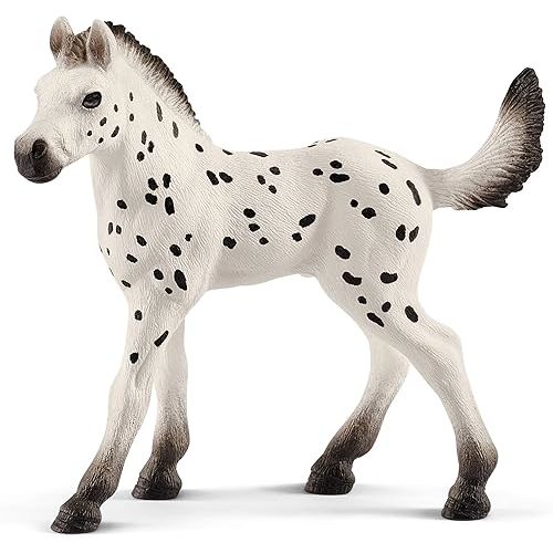 Schleich Horse Club, Realistic Horse Toys for Girls and Boys, Knapstrupper Foal Spotted Horse Toy, Ages 5+