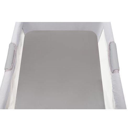 Knlpruhk Silk Bassinet Sheet 100% Pure Mulberry Silk 35"x20" Compatible with Large Bedside Sleeper Bassinet for Baby Hair 19 Momme 6A High Grade Fibers Ultra Soft Smooth Breathable Grey