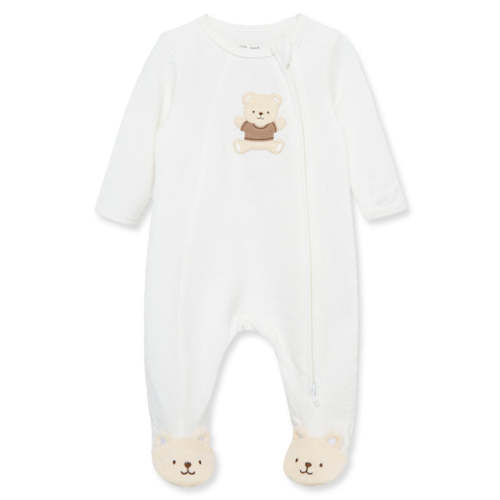 Gentle Bear Zip Footie - Little Me