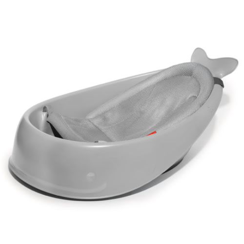 Blue MOBY® 3-Stage Whale Bathtub With Sling | skiphop.com