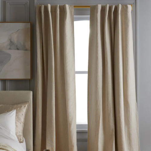 European Linen Room Darkening Curtain