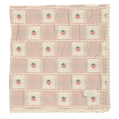 Strawberry Patchwork Blanket