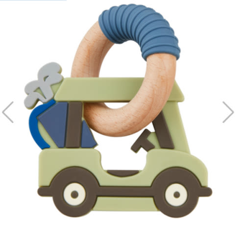 Golf Cart Silicone Teether | Mud Pie