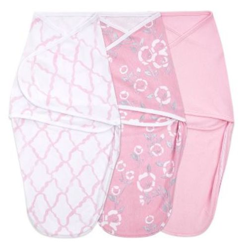 Aden + Anais Essentials Easy Swaddle Wrap - Fairytale Flowers - 0-3 Months - 3pk